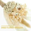 Decorative Flowers Mini Floral Bouquet Dried Flower Boutonniere Dry Preserved Eternal For Vase Decor