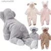 JumpsUts Autumn WinterBaby Rompers Baby Girl Boy Ubrania Fleece zwierzę Zwierzęta Bunny Owce Nowonarodzone Jumps