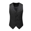 Мужские жилеты M-5xl Plus Size для мужчин стройной одежды Slim Fit Mens Wedding Suit Vest Casual без рукавов.