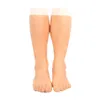 Son derece simüle edilmiş insan derisi sahte silikon protez ayak kılıfı legging kapak yaraları yaralı cildi özelleştirilebilir renk 2692