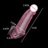 Sex Toy Massager Riutilizzabile Manica Del Pene Cock Rings Ritardo Eiaculazione Silicone Glande Copertura Ingrandimento per Gli Uomini