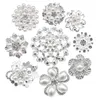 Pins Broches Pins Broches Siertone Strass Big Pearl Crystal Wedding Bouquet Kit Set Atacado Lote Moda Mulheres Menina Flor Cle Dhh8E