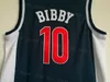 Arizona Wildcats College 24 Andre Iguodala tröjor basket Mike Bibby 10 University Navy Blue Team Color Embroidery and Sying for Sport Fans Breattable Shirt