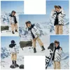 Winter North Down Face Faced Jacket Kids Fashion Classic Outdoor Warm Down 코트 얼룩말 패턴 줄무늬 편지 인쇄 복구 재킷 멀티 컬러 베이비 의류