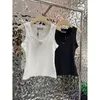 Designer T -Shirt Frau Lowe Cropped Top Tankem Brodered Womens Strick Tops sexy ärmellose Sport Tee Yoga Sommer Tee T -Shirts Fitness Anagram 6699ess