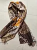 Marque Designer Femmes Mode Écharpe Épais Femmes Longue Laine D'hiver Cachemire Châle Foulard Frange