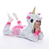 Pyjamas bébé fille vêtements Kigurumi enfants Licorne pyjamas hiver Animal dessin animé dormeurs Licorne Panda Onesie enfants Costumes combinaison 231031