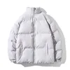 Męskie Parkas Zwrotni mężczyźni Harajuku kolorowy bąbelkowy płaszcz zimowy moda moda hip -hop parka czarne ubrania Kobiety kurtki streetwear 5xl 231031