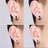 Dos Boucles D'oreilles 1 pc Hip Hop Punk Titane Acier Pour Hommes Femmes Pas Percé Oreille Clips Faux Inoxydable Boucle D'oreille Bijoux