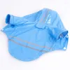 Vêtements pour chiens Vêtements pour chiens Vêtements imperméables à capuche Bande réfléchissante Chiens Manteau de pluie Vestes imperméables en plein air respirant pour chiots Rai Dhsw4