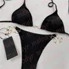 Vrouwen sexy bikinis letter ketting string zwemkleding zomer strand vakantie zwemmen zwempak