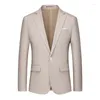 Garnitury męskie fioletowe czerwone niebo błękitne różowe żółte zielone blezer dla mężczyzn Slim Fit Casual One Button Coats Formal Wedding Suibure Kurtki