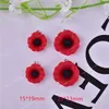 10pcs/20pcs/pack poppy charms for anzac day resin flower jewelery charms for bracelet eearring diy making mode