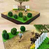 Flores decorativas Modelo em miniatura árvores artificiais BONSAI Decoração botânica Decoração de árvores Mini Boxwood