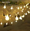 Strings 6M/10M LED Ball String Lights USB/Battery Flash Christmas Fairy Garlands Outdoor Waterproof For Holiday Party Home Decor LampLED Str