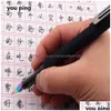 Inne długopisy hurtowe nowa lista wysokiej jakości 6057 Dark Color School Supplies Student Office Stationary Colours Nib Fontanna Pen Ink Dr Dh2Uf