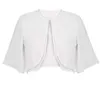 Wraps Jackets Womens Half Sleeve Layered Open Front Loose Sheer Bolero Chiffon rakgrug