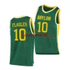 NCAA Basketball Baylor College Jersey 4 LJ Cryer 10 Adam Flagler 11 James Akinjo 24 Matthew Mayer 2 Kendall Brown 1 Jeremy Sochan Vert Jaune Blanc