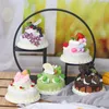 Dekorative Blumen 1PC Künstliche Kuchen Dessert Gefälschte Lebensmittel Dekoration Pographie Pro Simulation Modell Tee Tisch FCYY-021