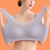 Camisoles Tanks Women Summer Super Thin Ice Silk Traceless Underwear Chest Grop Topps No Steel Ring Anti Sagging Backless Bra Vest