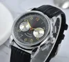 Cuervo montres-bracelets pour hommes 2023 montres pour hommes 42mm tous les cadrans fonctionnent montre à quartz de haute qualité haut de gamme marque de luxe chronographe horloge mode bracelet en cuir montre
