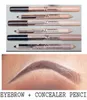 48pcslot maquiagem eye brow menow memow double function yeabrow Pencils Concealer Maquillaje16130118