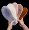 Shoe Parts Accessories Imitation Rabbit Fur Insoles Winter Soft Thick Warm Fluffy Plush Insole Cotton Men Women 231031