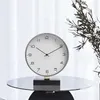 Tafelklokken Decoratieve Digitale Elektronische Slaapkamers Moderne Woonkamer Fancy Girl Metal Reloj Escritorio Home Decor