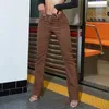 Jeans da donna 2023 Baggy per donna Pantaloni elastici Booty Lifting Denim Gamba dritta Chic Streetwear Pantaloni da donna