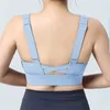 Completo da yoga Taglie forti Cerniera da donna Reggiseno sportivo da palestra antiurto L-5XL Raccolta allenamento Fitness da corsa traspirante ad asciugatura rapida