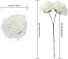 Decorative Flowers Wreaths Decorative Flowers 50Pcs Artificial Foam Rose Fake Roses Vintage Diy Bouquets For Wedding Bridal Shower B Dhpfs