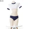 Ani Japanese Anime School Student Swimsuit Costume Girls Gymnastics Swimwear Uniform Temptation Lingerie Cosplay cosplay