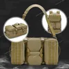 Sac à dos de voyage sac militaire tactique sac à dos de randonnée étanche sac à bandoulière en nylon extérieur pour camping escalade Molle Camping randonnéeSacs d'extérieur