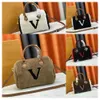 Designer väskor tygväskor damer en axel crossbody speedy neddy lamm ull färg lapptäck väska m40394 m41255