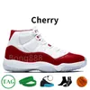 OG 11 Cherry Jumpman 11s أحذية كرة السلة للرجال للنساء الرياضة الأحذية الرياضية DMP Cool Gray Royal Royal Roy