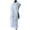 1 3 6 8 10ply boa naturlig strutsfjäder boa halsduk för hantverk kostym kjol sy dekoration plumas band multicolors