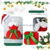 Hondenkleding Hondenkleding Kerstkleding Jurk Jas Rode rok Kostuum Huisdier Kat Warm Strik Drop Delivery Dhgarden Dhgfw