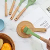 Yeni Tencere 13 PCS Silikon Mutfak Madenleri Set Isı Dayanıklı Sopa Sıyırıcı Spatula Kepçesi Skimmer Ladle Pişirme Araçları Tutucu ile