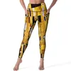 女性用レギンスGustav Klimt Art Farm Garden Workout Yoga Pants Push Up Elegant Legginsストレッチパターンスポーツレギング大きなサイズ