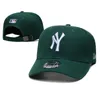 Дизайнерская ковша Кэпки Нью -Йорк Эра Новая кепка Mens Baseball для женщин Bonnet NY Письмо Жаккард Unisex A5BD#