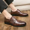 Chaussures habillées Marque de luxe hommes en cuir chaussures d'affaires formelles mâle bureau travail chaussures plates Oxford respirant fête mariage anniversaire chaussures 231101