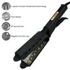 Hair Straighteners Hair Straightener Fourgear Temperature Adjustment Ceramic Tourmaline Ionic Flat Iron Widen Panel Professional Styling Tool 231101