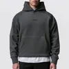 Herren Hoodies Sweatshirts Herbst und Winter Neue Herrenpullover Europäische und amerikanische Modemarke Einfarbiger Kapuzenpullover Herren Schulterabfall Vielseitiger Sportmantel