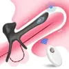 Sex leksak massager vuxen massager par vibrator kuk penis ring fjärrkontroll pensring vagina stimulator g spot onani för män kvinnor