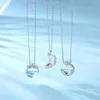 Chains Star Moon Korean Style Niche Design INS Collarbone Chain Fairy Starry Sky One Clear Spring Necklace