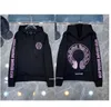 Mode Luxe Hommes Vestes Sweatshirts Ch Designer Sweats à capuche Zipper Sanskrit Graffiti Pull à capuche Cross Pull à capuche Casual Femmes Tops Manteau Veste 24