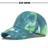 Ball Caps Baseball Cap Summer Men Women Tie-dye Lovers Colorful Beach Adjustable Hip Hop Hat Sun Graffiti Bone Casquette