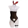 Ani 2023 Новый Genshin Impact Янтарный боди Купальник Unifrom Bunny Girl Одежда Костюмы Косплей Косплей