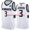 UCF Knights Jersey College Basketball 25 Taylor Hendricks 12 Ithiel Horton 13 C.J. Kelly 3 Darius Johnson 4 Brandon Suggs 2 Michael Durr Stitched NCAA