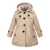 Cappotto Giacca primaverile per bambini per ragazze Giacca a vento coreano Manteau Enfant Fille Abbigliamento per adolescenti Trench per bambini Autunno